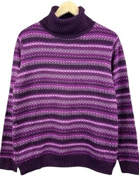 Penmans Vintage Knit Patterned Sweater Size Medium